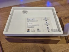 Bedside Shelf for Bed & Top Bunk, College Dorm Room WHITE Open Box 