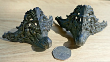 Pair of Vintage cast iron claw