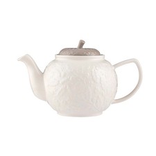 Stoneware Teapot Embossed