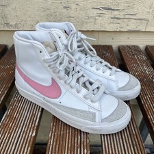 Nine Womens Blazer Mid ‘77 Vintage White Sunset Pulse Sneakers Sz US CZ1055-114
