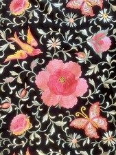 ANTIQUE EMBROIDERED FLOWER