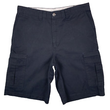Dickies Black Cargo Cotton Workwear Shorts Men's Size 32