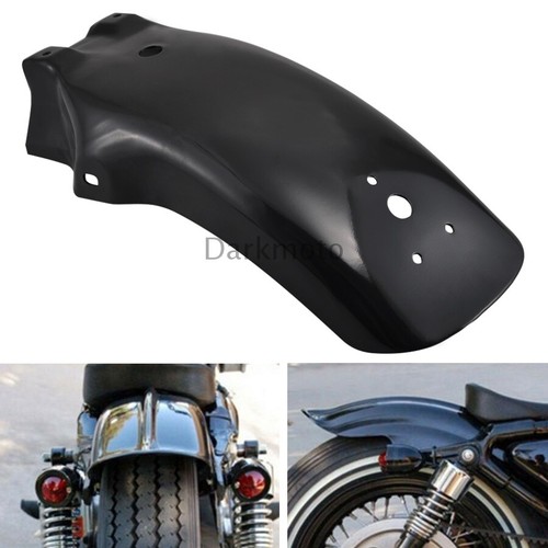 Black rear mudguard fender - rear, for