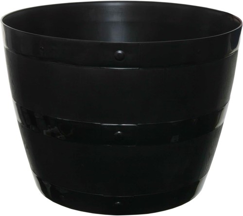 Half barrel planter round - half,