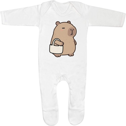 Capybara with tote bag baby - with, bag'