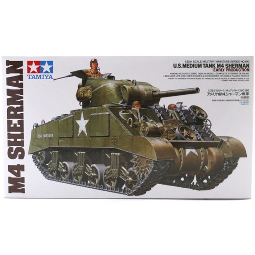 Tamiya sherman tank model - m4,