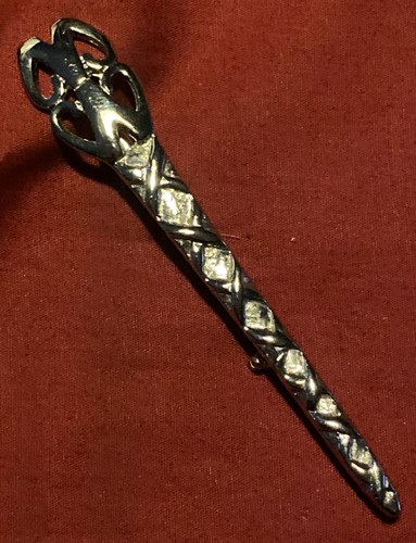 Silver tone metal - silver, scottish
