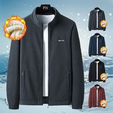 Mens Thick Fleece Jacket Full