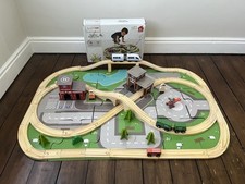 Timeless Toys Little Town Wooden Railway Set -  87 pieces - Complete Set