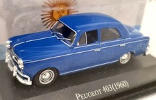 Altaya 1/43 - Peugeot 403 1960 Blue Blister Packed Diecast Model Car