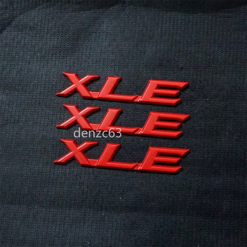 Red matte xle - metal, emblem