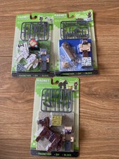 Minecraft Style Magnetic World Figures Playset Brand New