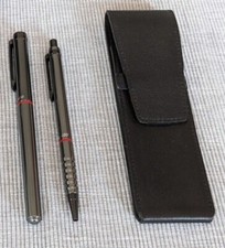 Rotring 400 Fountainpen & Rollerball & Cases set - Gunmetal; Vintage/ Collection