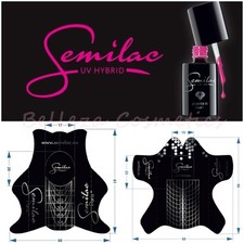 x20 x40 x60 x80 x100 Semilac Nail Art Shaper Forms wide and slim