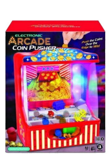 Electronic arcade coin pusher - arcade,