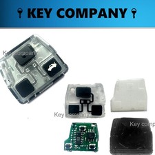 Key Fob Case 3Button For Toyota Avensis 2004 2005 2006 2007 2008 2009  433MHZ