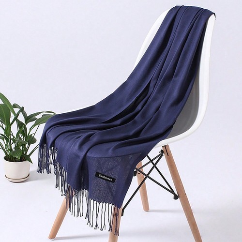 Ladies faux cashmere scarf - faux,