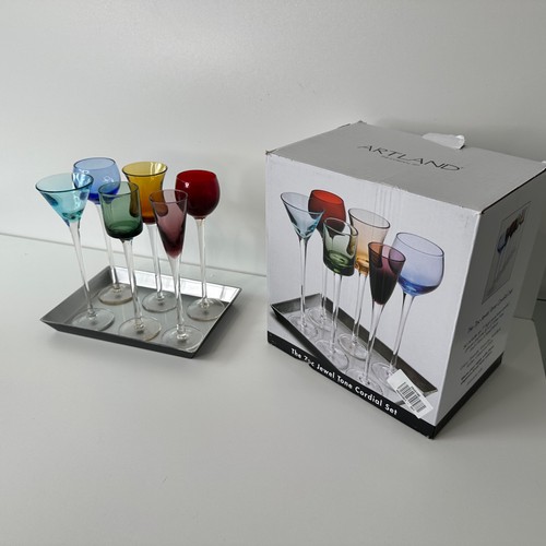 Artland 7pc jewel tone cordial - tone,