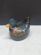 Paper Mache Duck Trinket Pot