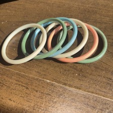 6 Pastel Bakelite? Bracelets 2