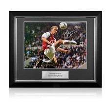 Dennis Bergkamp Signed Arsenal