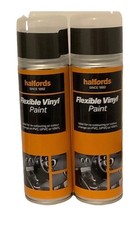 Flexible Vinyl Dark Grey Spray Paint Halfords Pack X 2