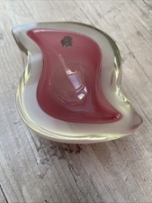 MURANO GLASS ASHTRAY 1950’s ARCHIMEDE SEGUSO CLASSIC HEAVY ICONIC