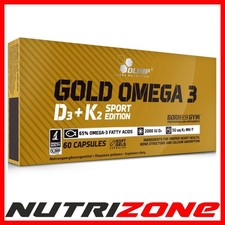 Olimp Nutrition Gold Omega 3 Vitamin D3 + K2 Fatty Acids EPA DHA - 60 caps