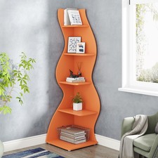Corner Shelf, Rustic 5-Tier