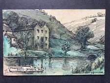 Middleton Mill Bradford Dale Yorkshire Vintage Art Postcard P42