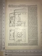 12 Ton Electric Powered Furnace: 1912 Engineering Magazine Print