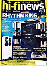 HI-FI NEWS LUXMAN MUSICAL FIDELITY LINN BRYSTON T+A AMP PSB CLASSIK   £3.99