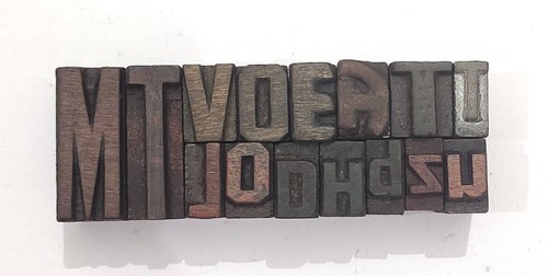 Vintage letterpress mix - letterpress,