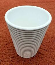 White Ceramic Plant Pot/Vase /H:12.5cm /W: 10.5cm