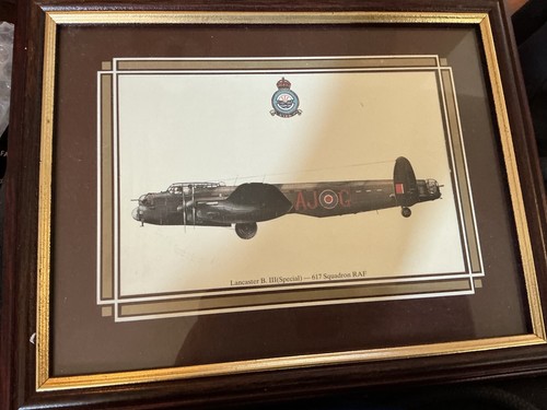 Framed raf lancaster - framed,