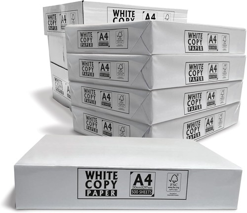 White paper printer copier - paper, a4