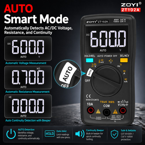 Smart digital multimeter - smart,