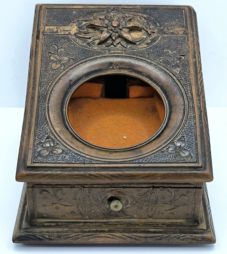 Antique wooden pocket watch - antique,