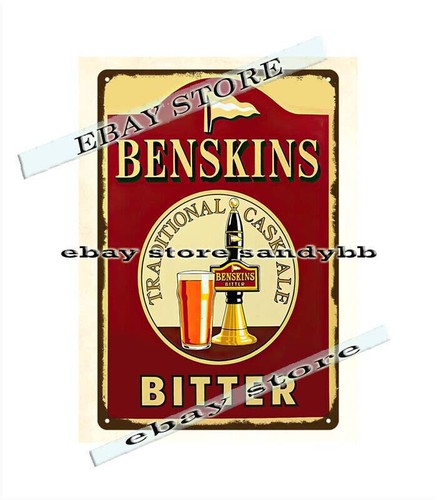 Benskins bitter ale metal tin - benskins,