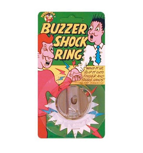 Hand buzzer ring shock - shock, scare