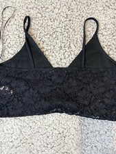 PRIMARK lace black  cropped