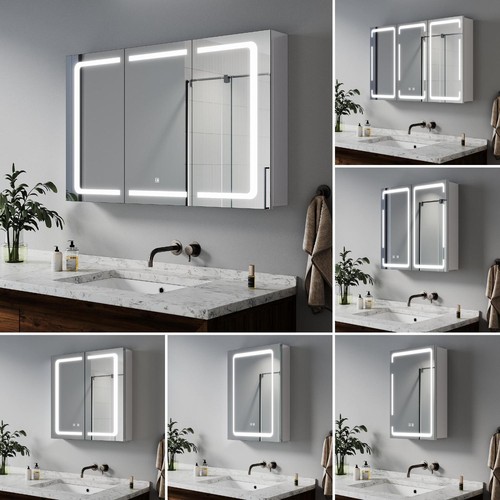 Bathroom mirror cabinet with - bathroom,
