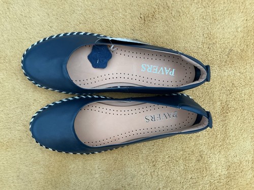 Brand new pavers blue - blue, leather