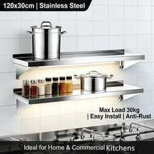 Stainless Steel Wall Shelf