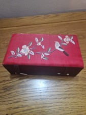 Vintage Chinese Silk Bird And
