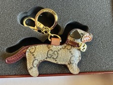 Gucci Dog Charm Key Chain