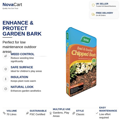 Garden bark mulch - mulch,