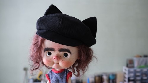 Handmade cat ear - ear, for