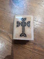 Celtic Cross Rubber Stamp