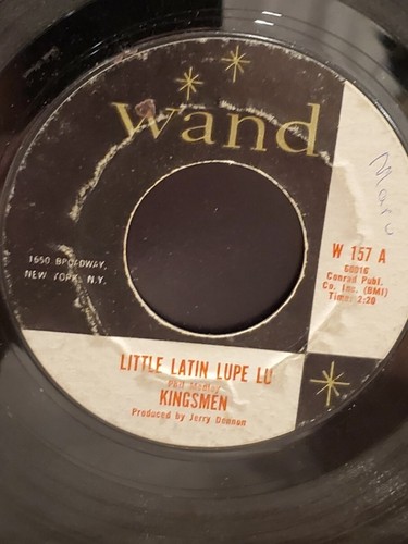 The kingsmen rpm little - rpm, "little